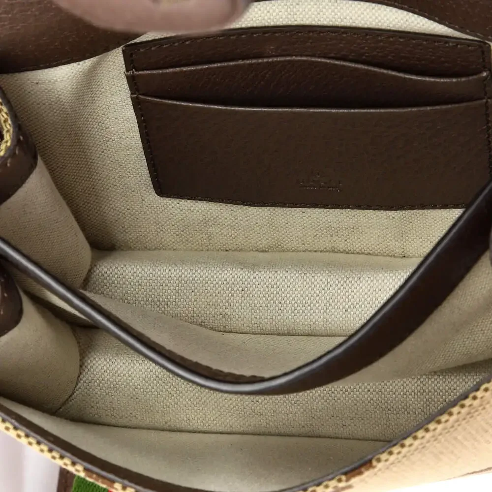 Gucci Buckle Messenger Bag Jumbo Gg #267813G20B - Picture 5 of 6